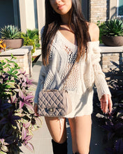 Load image into Gallery viewer, "Laguna" Beige Quilted Crossbody Purse