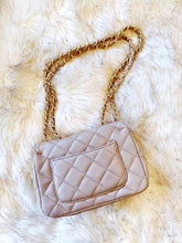 Load image into Gallery viewer, "Laguna" Beige Quilted Crossbody Purse