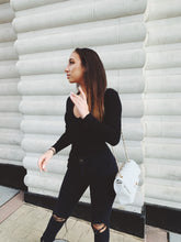 Load image into Gallery viewer, "Rodeo" White Quilted Patten Large Crossbody