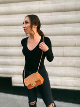 Load image into Gallery viewer, "Melrose" Luxe Velvet Quilted Crossbody