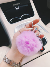 Load image into Gallery viewer, "Lilac" Luxe Plush Keychain Charms