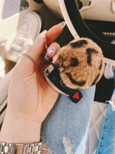 Load image into Gallery viewer, "Cheetah Girls" Luxe Tan Plush Keychain Charms
