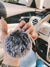 Load image into Gallery viewer, "Onyx Collection" Luxe Plush Keychain Charms