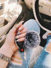 Load image into Gallery viewer, "Onyx Collection" Luxe Plush Keychain Charms