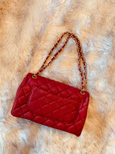 Load image into Gallery viewer, "Newport" Red Original Collection Quilted Shoulder Bag