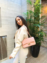 Load image into Gallery viewer, "On Wednesday's" Pink Original Collection Quilted Shoulder Bag