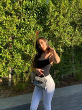 Load image into Gallery viewer, "BLVD" Grey Snake Skin Handbag