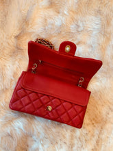 Load image into Gallery viewer, "Newport" Red Original Collection Quilted Shoulder Bag