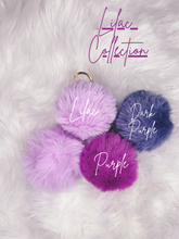 Load image into Gallery viewer, "Lilac" Luxe Plush Keychain Charms