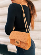 Load image into Gallery viewer, &quot;Melrose&quot; Luxe Velvet Quilted Crossbody
